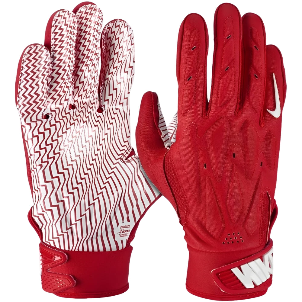 Playmaker Base: American Football Handschuhe Nike D-Tack 7.0 Rot Produktbild